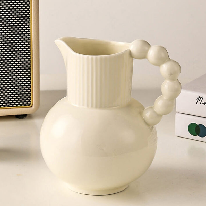 Kettle Shaped Ceramic Vase