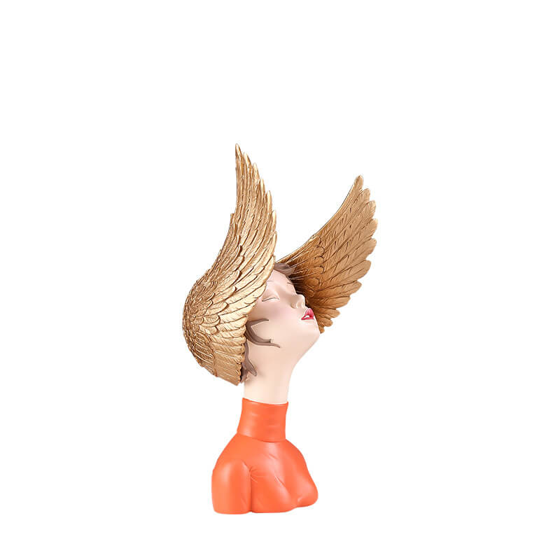 Wing Girl Resin Decoration
