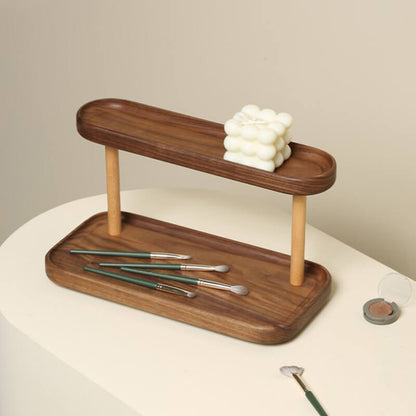 Wooden Jewelry Desktop Storage Rack