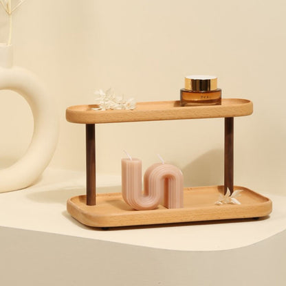 Wooden Jewelry Desktop Storage Rack