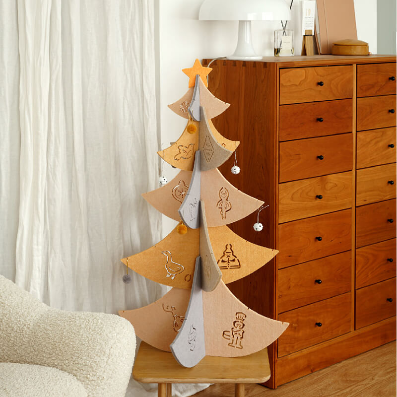 Wooden Stitching Christmas Tree