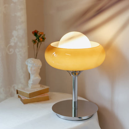 Egg Tart Glass Table Lamps