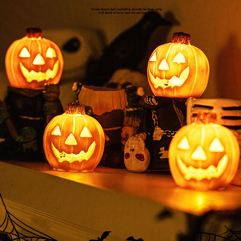 Halloween Knight Pumpkin Lantern Decoration